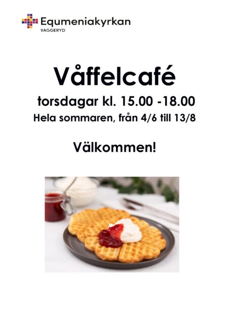 Välkomna på Våffelcafé!
